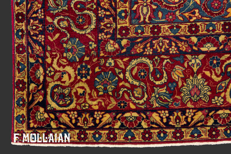 Antique Persian Tehran Rug n°:54530007